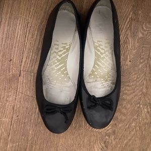 Black ballet shoes size uk size 7